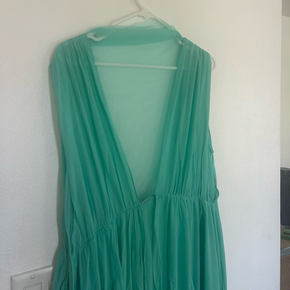 Free People Elegant Green Maxi Dress - Picture 5 of 11